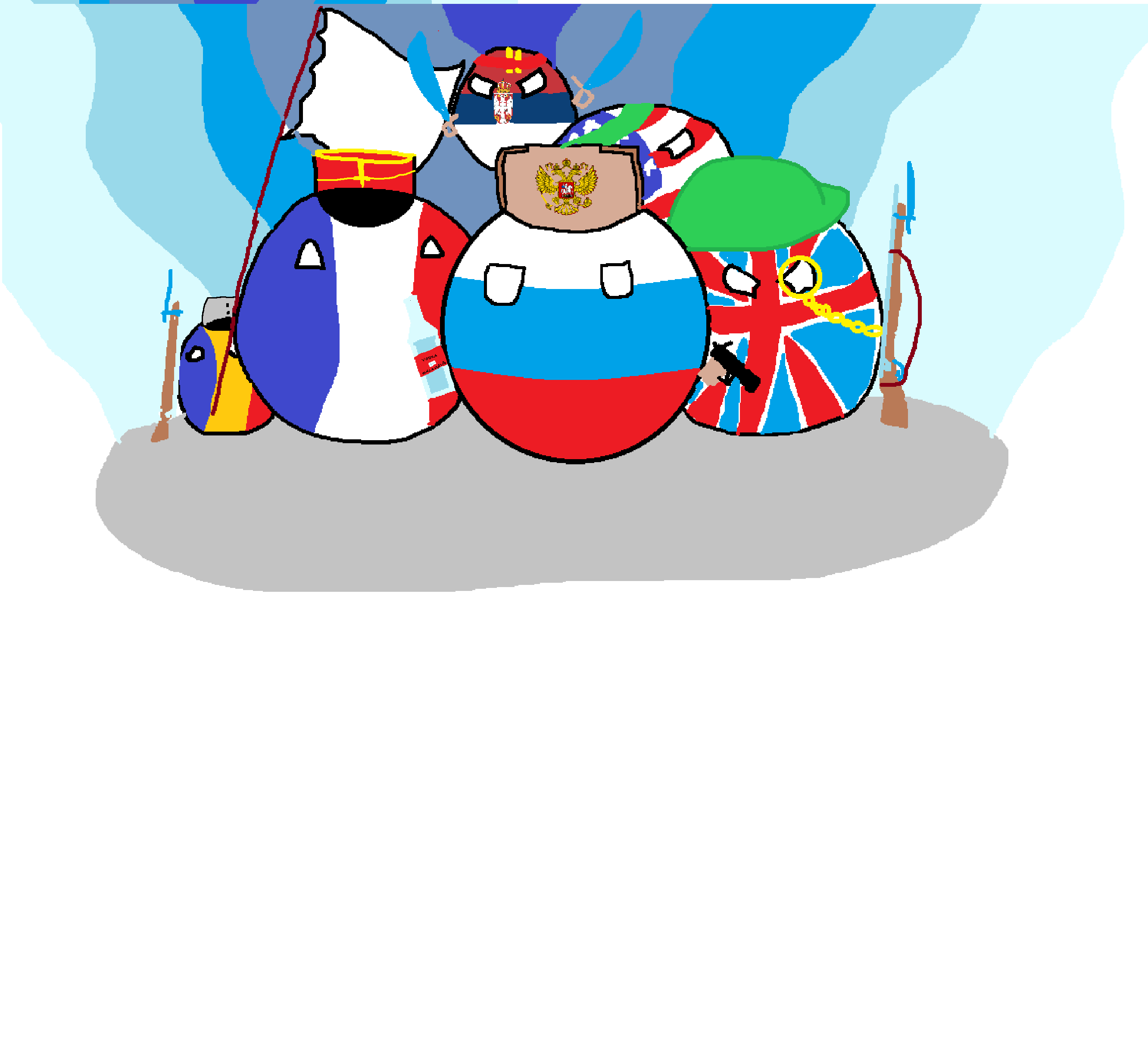 Countryballs для рисуем мультфильмы 2