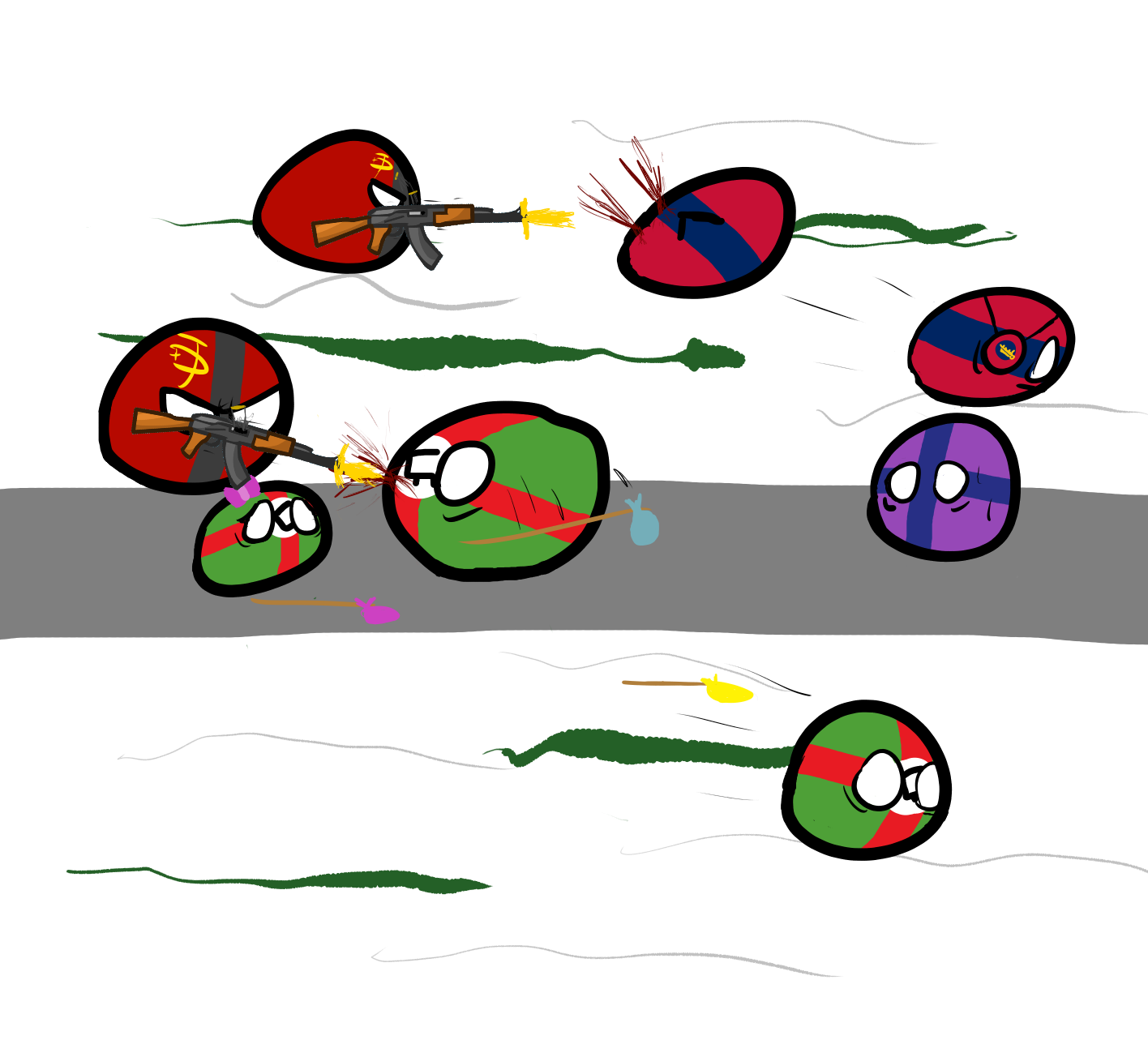 Рисуем мультфильмы 2 моды на countryballs