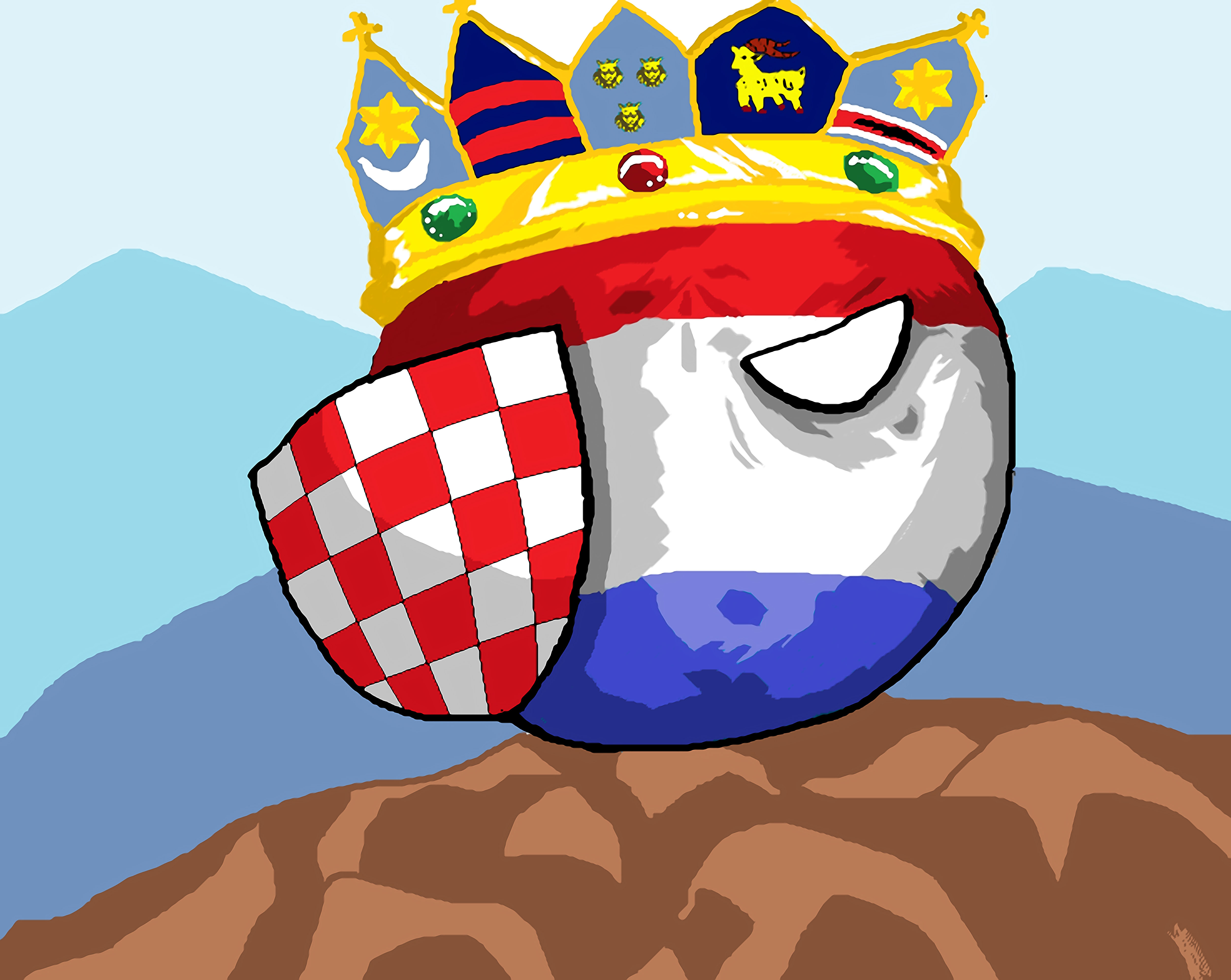 Как красиво рисовать countryballs